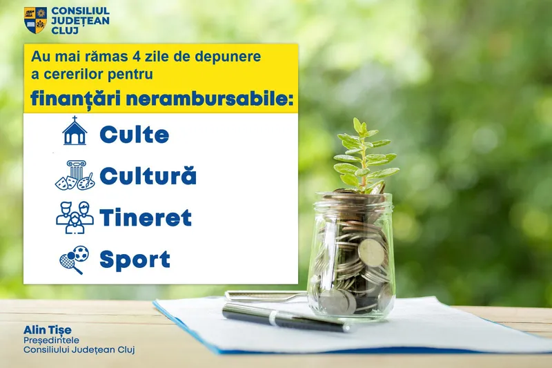 Perioada de depunere a cererilor de finanţare pentru entităţile non-profit se apropie de final