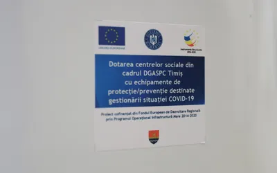 Șapte unități de învățământ special din Timiș au fost dotate cu echipamente de  protecție pentru gestionarea crizei sanitare