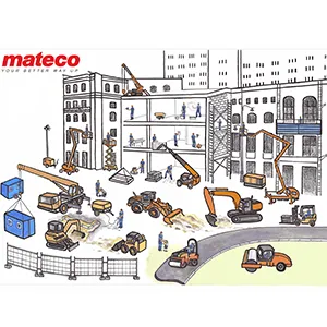 mateco vine în sprijinul autorităților locale cu cea mai modernă și variată gamă de utilaje și echipamente pentru industrie și construcții, adaptate oricărui tip proiect