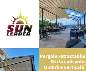 Pergole retractabile cu 30 de ani garanție