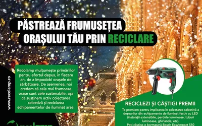 Campanie de colectare selectiva a iluminatului festiv cu LED