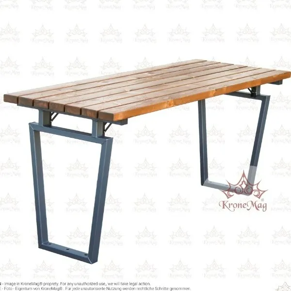 Masă Metalică Rabatabilă Mobilier Stradal THAVIS.R