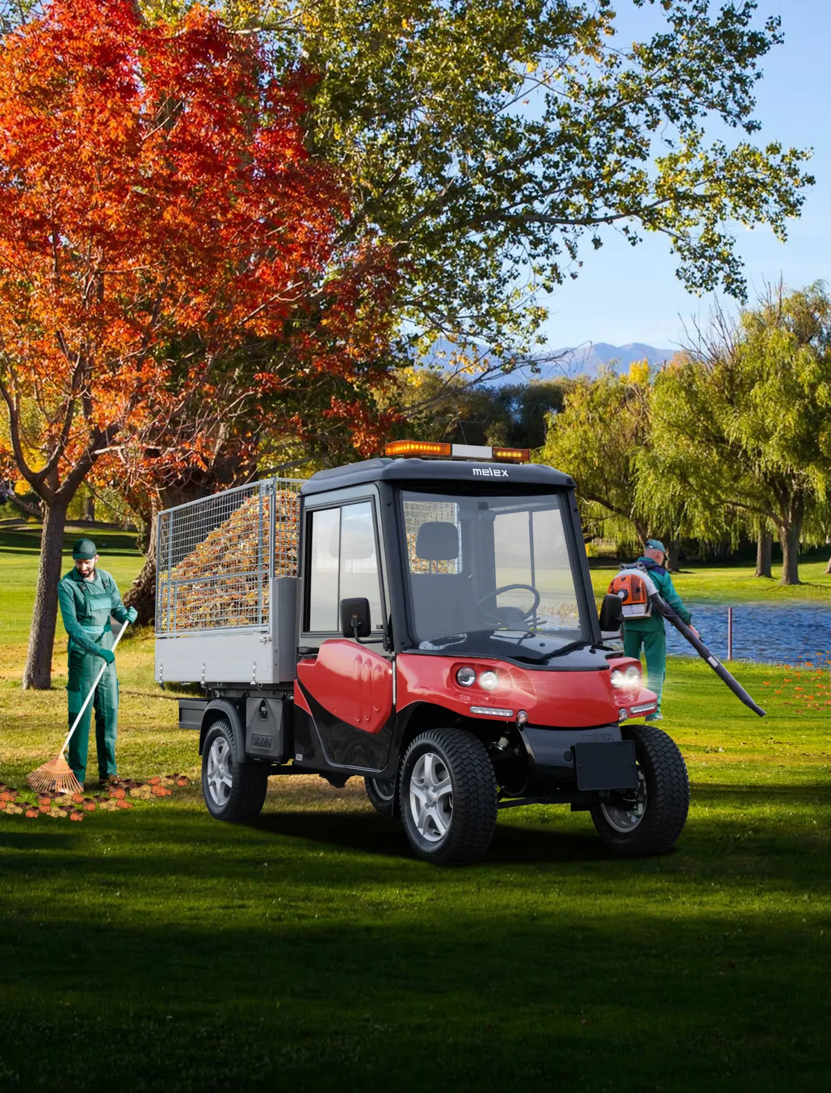 Autoutilitara comunala pur electrica Melex