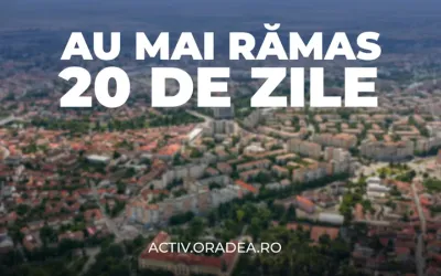 Bugetare participativă Oradea 2026: 20 de zile rămase pentru votul online; top 10 proiecte cele mai votate