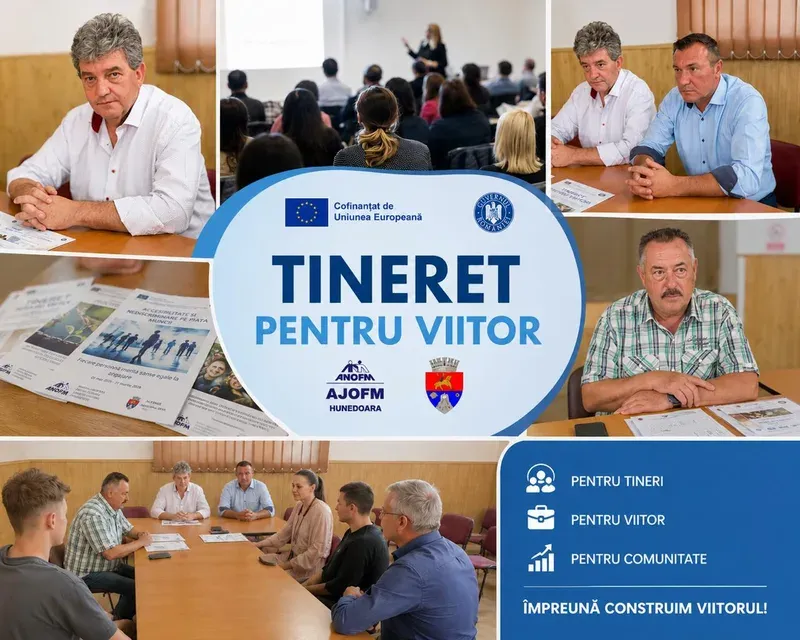 Primăria Deva susține proiectul „Tineret pentru viitor” și participă la o întâlnire de lucru la Beriu