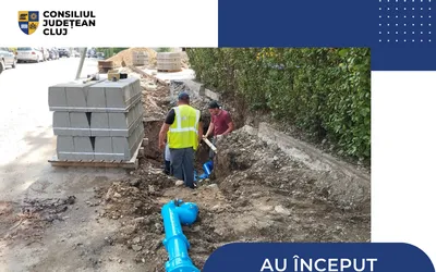 Au început lucrările de modernizare a rețelelor de apă și canalizare pe trei străzi importante din centrul municipiului Cluj-Napoca