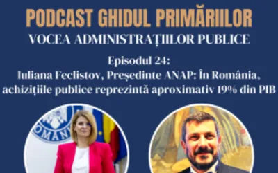 Iuliana Feclistov, Președinte ANAP: În România, achizițiile publice reprezintă aproximativ 19% din PIB