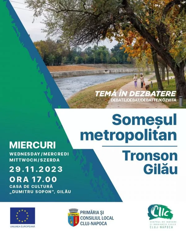 Miercuri, 29 noiembrie 2023, începând cu ora 17.00, va avea loc o nouă dezbatere publică