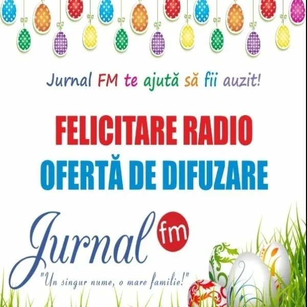 Difuzare felicitare radio - Sărbători Pascale 2025
