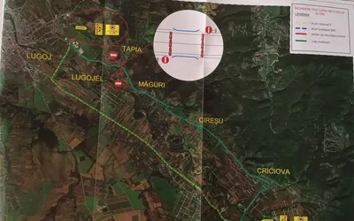 Podul peste canalul ANIF de la Tapia se închide