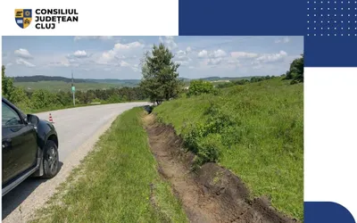 Consiliul Județean a demarat lucrări de întreținere pe DJ 108C Gârbău – Aghireșu – Leghia – DN 1