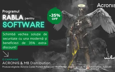 MB Distribution împreună cu Acronis lansează programul „Rabla pentru Software”!
