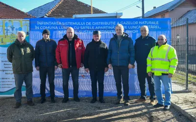 Cetățenii din comuna Lunca, racordați la gaz