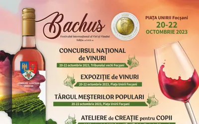 Invitație inaugurare Tribunal și deschidere Festivalul ”Bachus”