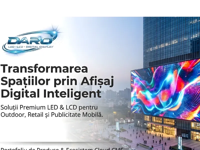 Transformarea Spatiilor prin Afisaj Digital lnteligent