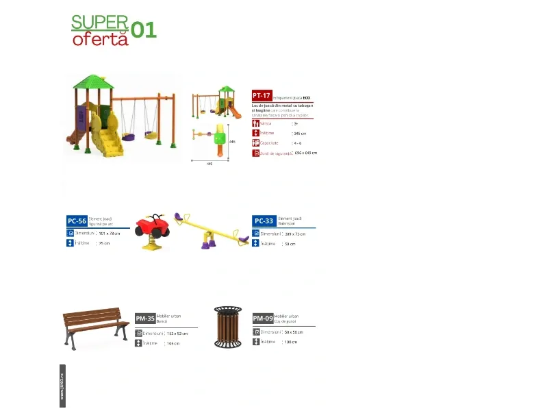 SUPER Oferta 01 Echipamente loc de joaca