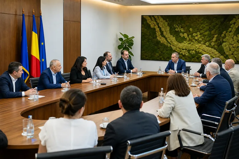 Delegație armeană în vizită la Consiliul Județean Cluj