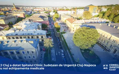 Consiliul Județean a dotat Spitalul Clinic Județean de Urgență Cluj-Napoca cu noi echipamente medicale