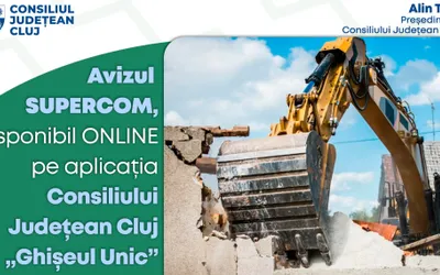 Avizul operatorului de salubritate, disponibil pe aplicația Consiliului Județean Cluj „Ghișeul Unic”