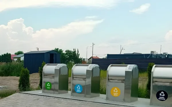 Două platforme subterane de colectare selectivă finalizate la Brașov- o soluție pentru infrastructura de salubritate