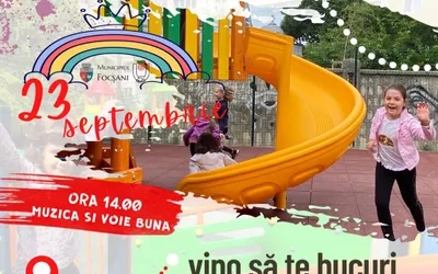 Primăria Municipiului Focșani inaugurează un nou loc de joacă