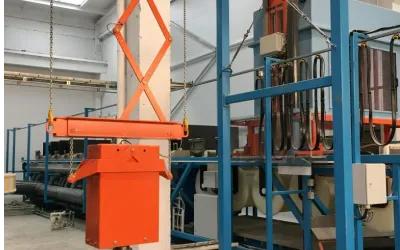 Secția de Zincare Centrifugală pentru piese din oțel de mici dimensiuni