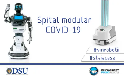 Vin Roboții UVD în prima linie în spitale, în lupta anti-Covid-19