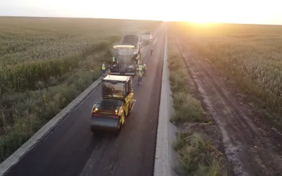 Asfalt pe drumul județean Dobârceni – Murguța – Ștefănești