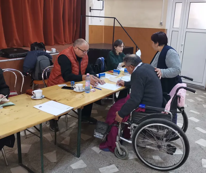 Deplasare cu stația mobilă a Direcției Județene de Evidență a Persoanelor Cluj, la Gilău