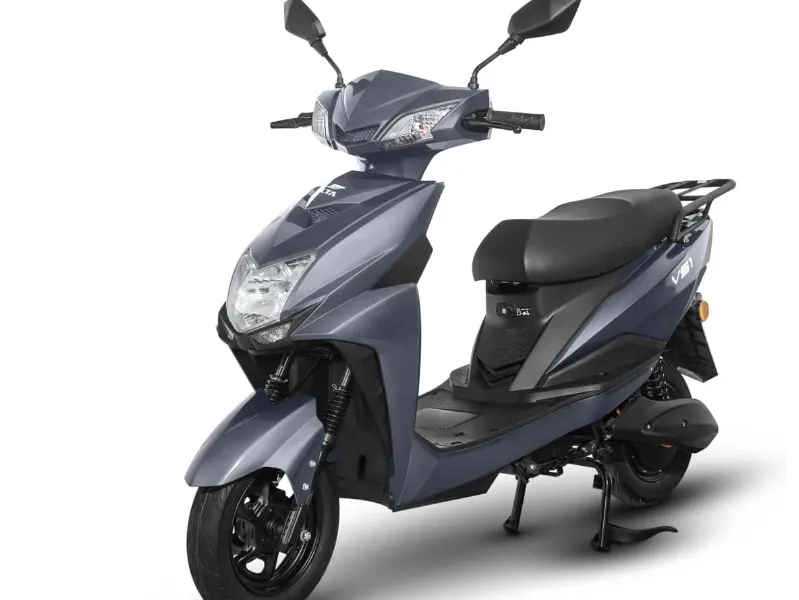 Scuter Electric 1500W, Voltarom VS1 Fara permis, 60V, 20Ah, viteza maxima 25 Km pe ora, Gri, Autonomie 74Km