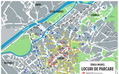 În scopul identificării cu ușurință a locurilor de parcare venim în sprijinul utilizatorilor