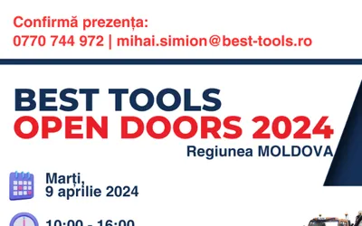 Invitație la Best Tools Open Doors – Bacău 2024
