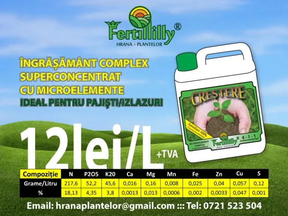 Ingrasaminte Fertillilly pentru pajisti/izlazuri
