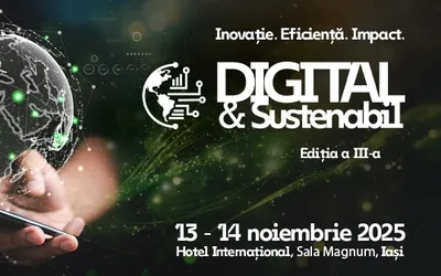 Invitație la Conferința Digital & Sustenabil, 13 noiembrie 2025, Iași