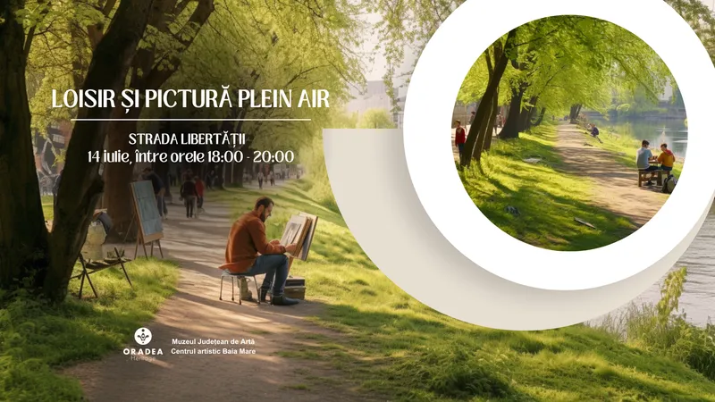 „Loisir și pictură plein air” la Casa Darvas: pasionații de artă au  ocazia să picteze alături de artiștii băimăreni