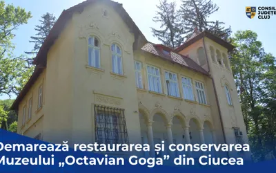 Comunicat de presă | Demarează restaurarea Muzeului „Octavian Goga” din Ciucea