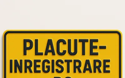 Plăcuță Tip C Motociclete & Vehicule Mici