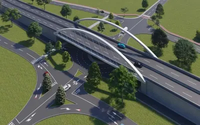 Pasajul intermodal de pe Calea Borșului prinde contur – începe betonarea primului picior al pasajului