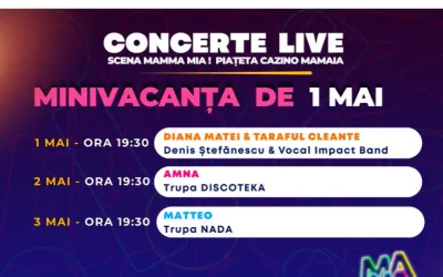 Valuri de distracție la Mamaia în Minivacanța de 1 Mai 2026 Se dă startul unui sezon estival spectaculos!