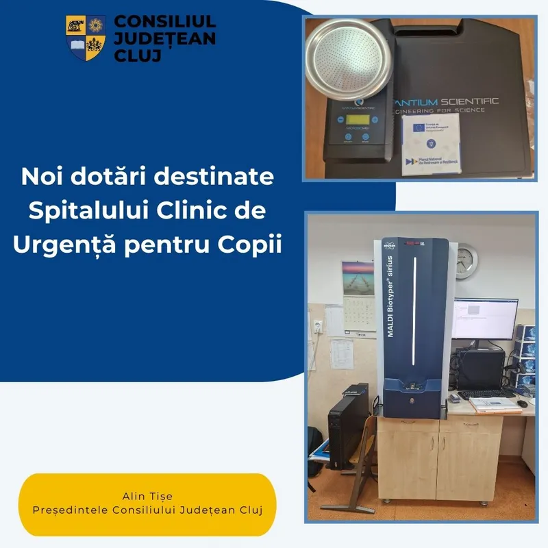 Noi dotări destinate Spitalului Clinic de Urgență pentru Copii