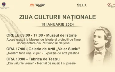 ZIUA CULTURII NAȚIONALE 15 IANUARIE 2024