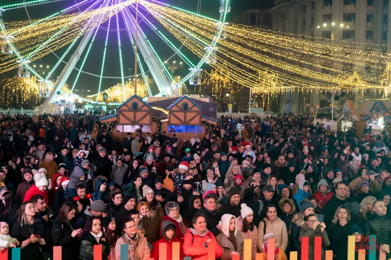 SĂRBĂTORI FERICITE LA TÂRGUL DE CRĂCIUN BUCUREŞTI CU CINCI ZILE DE CONCERTE LIVE ÎN PIAŢA CONSTITUŢIEI, ÎNTRE 22 ŞI 26 DECEMBRIE