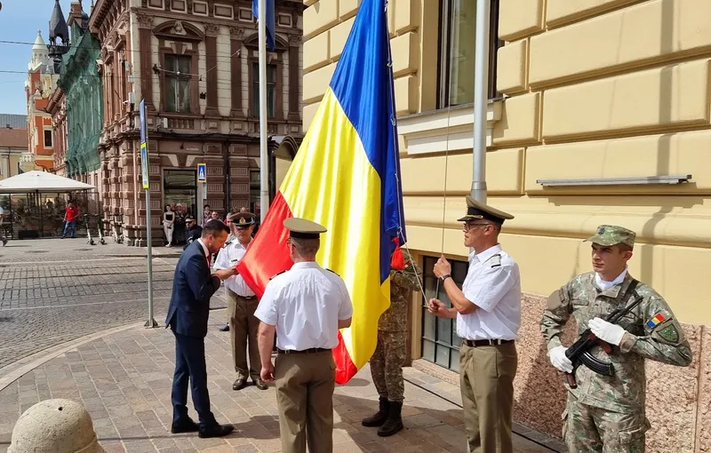 Ceremonial militar de Ziua Drapelului Național