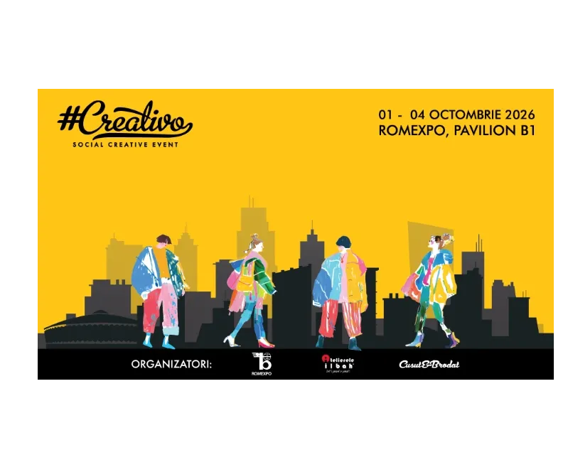 Înscrierile pentru expozanți la #Creativo2026 sunt în plină desfășurare