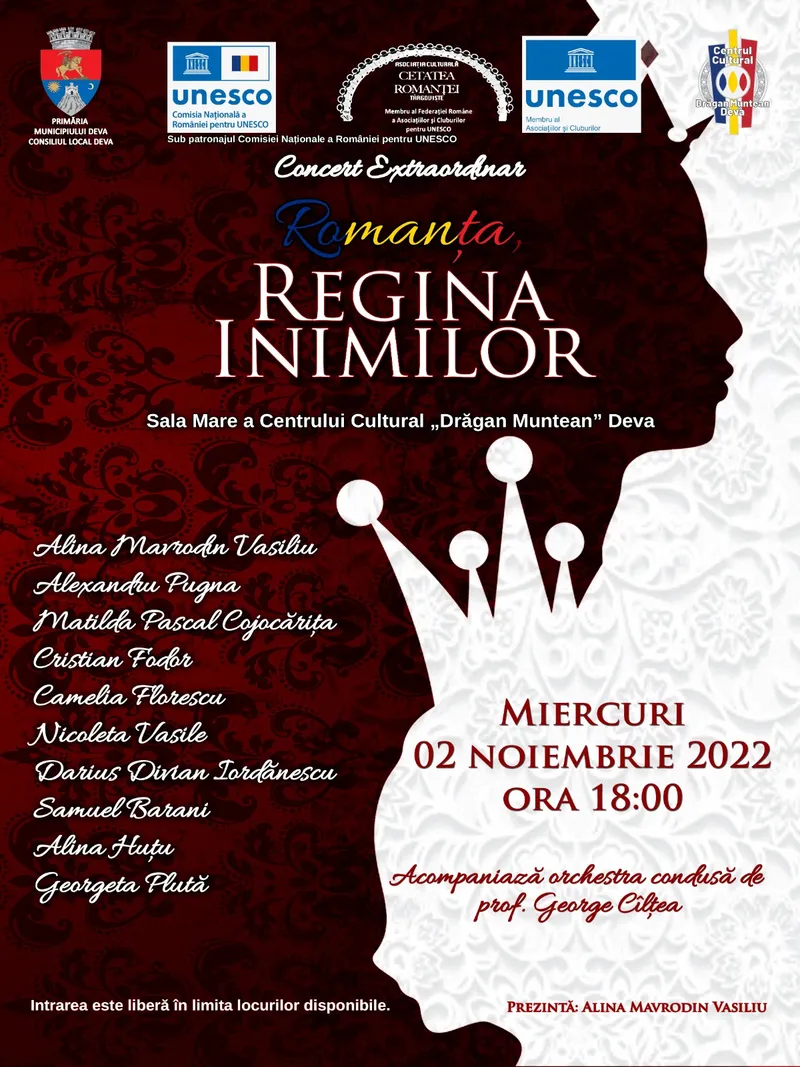 Spectacol extraordinar Romanța, regina inimilor la Deva