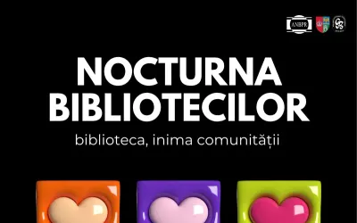 Nocturna Bibliotecilor 2026 la Brașov: „Biblioteca, inima comunității” — vineri, 2 octombrie, 16:00–22:00