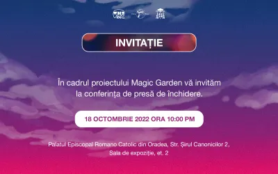 Invitație în cadrul proiectului Magic Garden