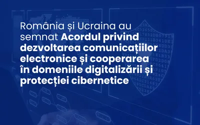 Miniștrii Bogdan Ivan și Mykhailo Fedorov au semnat Acordul privind dezvoltarea comunicațiilor electronice