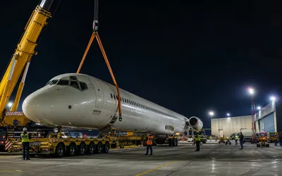 Aeroportul „Avram Iancu” Cluj începe recepția aeronavei McDonnell Douglas MD-83 pentru instruire practică