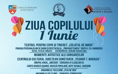 Ziua Copilului, sărbătorită de Centrul Cultural Județean Constanța  ,,Teodor T. Burada”